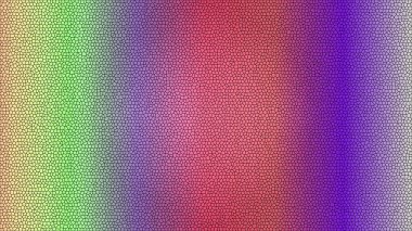 Düzensiz hücreleri ve modern dokusu olan soyut renkli mozaik desen.