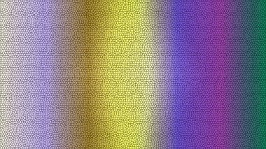 Geometrik desenli desenli sanata sahip enerjik soyut mozaik eğimli arkaplan.