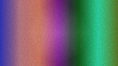 Renkli soyut arkaplan, canlı bir gradyan üzerinde mozaik bir desen içeriyor. Modern.