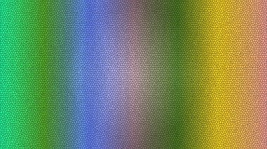 İnce mozaik desenli yeşil, mavi ve sarı renkli canlı arkaplan.