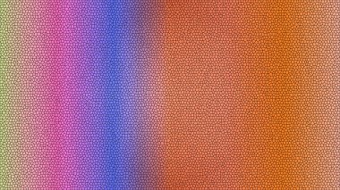 Sıcak ve serin tonların yatay eğimine sahip renkli soyut mozaik dokusu.