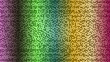 Canlı gökkuşağı renk gradyan tasarımlı soyut mozaik desen arkaplanı.