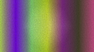 Mozaik mozaik vitray tarzında canlı bir gradyan içeren soyut bir arkaplan.