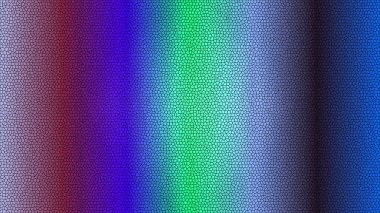 Değişik renklerden oluşan mozaik bir mozaik desen içeren canlı bir dijital arkaplan.