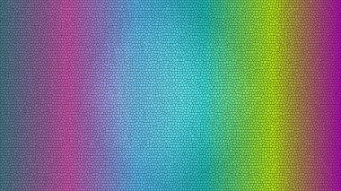 Renkli geçişler ve eşsiz bir dokusu olan canlı bir mozaik-stil gradyan arkaplan.