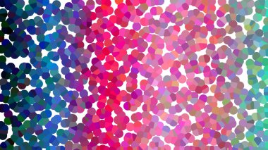 Canlı dijital soyut desen, geometrik hücreler dinamik bir doku yaratıyor..