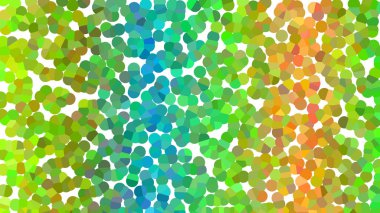 Dokulu noktaların soyut arkaplanı yeşilden turuncuya pürüzsüz bir renk değişimi yaratıyor.