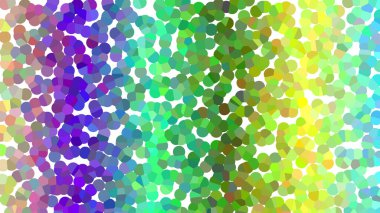 Düzensiz renkli hücrelerin soyut mozaik tasarımına sahip canlı gradyan arkaplan.