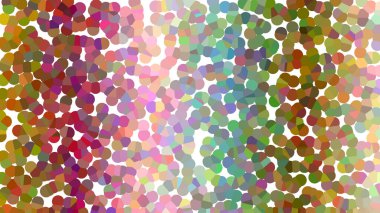 Değişken soyut desenli düzensiz yuvarlak şekiller ve değişken renk değişimleri.