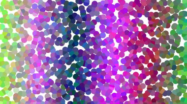 Çok renkli noktalı resim efektiyle modern soyut sanat arkaplanı.