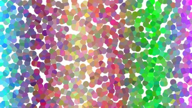 Renkli noktalardan oluşan soyut bir mozaik canlı bir arkaplan dokusu sanatı oluşturuyor.