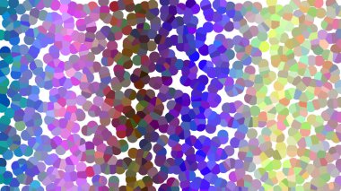 Canlı bir hücresel mozaiğin soyut görüntüsü. Dinamik, renkli, dijital sanat.