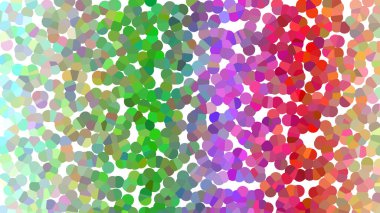 Renkli noktalardan oluşan bir grafikle canlı soyut bir arkaplan modern bir model oluşturuyor..