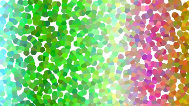 Küçük renkli noktaların hareketli ve soyut deseni pürüzsüz bir doku yaratıyor.