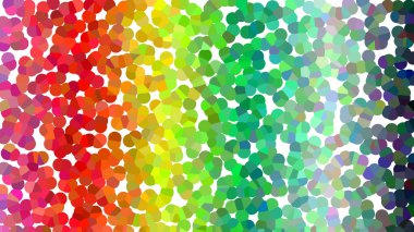 Modern tasarım projeleri için soyut hücresel yapıya sahip dinamik renkli mozaik benzeri desen.