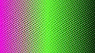 Canlı retro pop tarzı noktalar dinamik bir renk değişimi yaratıyor, modern tasarım.