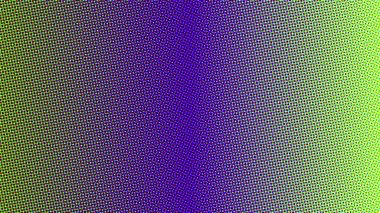 Parlak yeşil ile mor renk gradyanı arasında soyut dijital yarım ton arkaplan