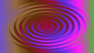 Hareketli eşmerkezli dalgalanma deseni dinamik bir gradyan soyut arka plan görsel yaratıyor.