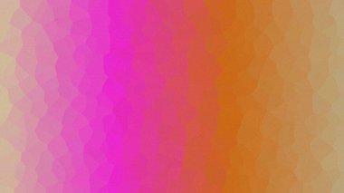 Pembe, turuncu ve bej tonlardan oluşan canlı çokgen mozaik eğimli arkaplan.
