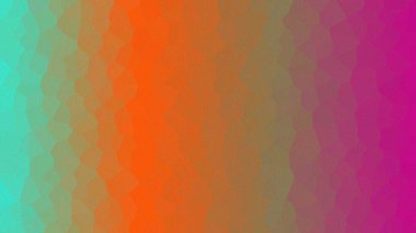 Gök mavisi, turuncu, morumsu, granüler çokgen hücreli soyut arkaplan.