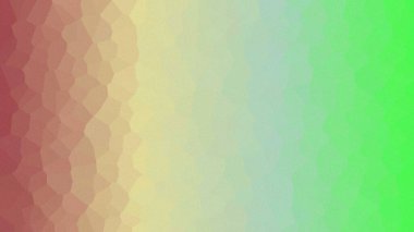 Kırmızıdan yeşile kayan desenli bir gradyanı olan soyut dijital sanat arkaplanı.