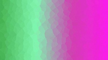 Kütleli hücresel mozaiğe sahip soyut yeşil ve morumsu eğimli arkaplan