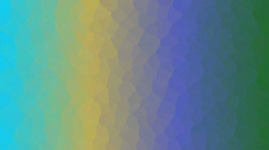 Mavi, sarı, mor ve yeşil renklerde desenli mozaik desen.