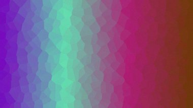 Çeşitli canlı renklere sahip ayrıntılı çokgen dokuyu gösteren gradyan arkaplan.