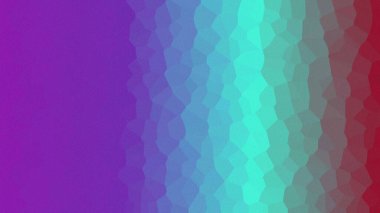 Mor, mavi, deniz mavisi ve kırmızı mozaik şekilli canlı soyut arkaplan