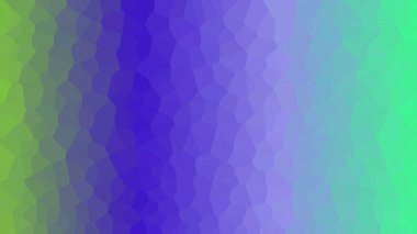 Mozaik bir dokuya sahip, yeşilden mora doğru eğimli modern soyut arkaplan.