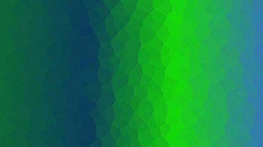 Yeşilden maviye dinamik bir gradyan, benzersiz bir soyut kristal desen dokusuna sahip.