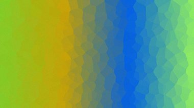 Renkli bir gradyan, çokgen şekiller ve kumlu bir dokuya sahip canlı ve soyut bir arkaplan..