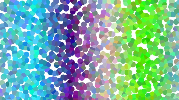 Maviden yeşile pürüzsüz bir eğimle küçük renkli noktaları olan soyut arkaplan