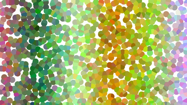 Parlak soyut mozaik desen, temiz beyaz arka planda çeşitli renkli hücreler içeriyor..