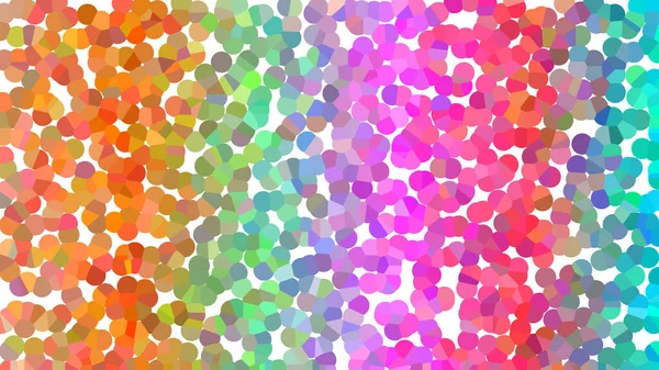 Renkli noktalar ve soyut şekiller içeren canlı dijital sanat eserleri.