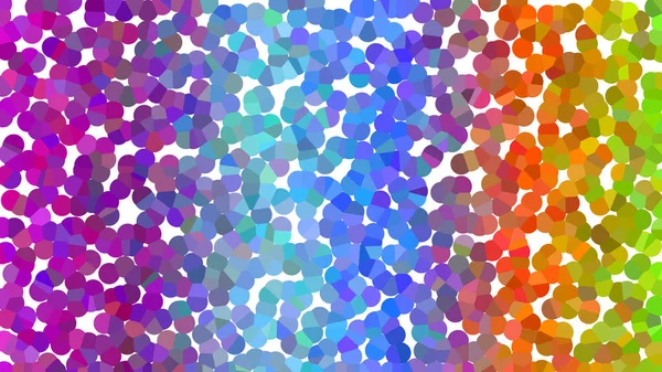 Pürüzsüz renk değişimi ve beyaz arkaplan ile canlı soyut nokta deseni