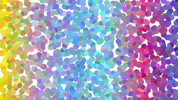 Çarpıcı bir mozaik etki yaratan çok renkli noktalı canlı soyut arkaplan.