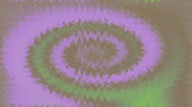 Mor ve yeşil tonlarda dinamik dalgalı spiral desenli soyut arkaplan.