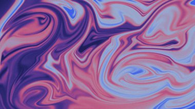 Mor, pembe ve mavi kıvrımlı girdaplardan oluşan canlı ve soyut bir arka plan.