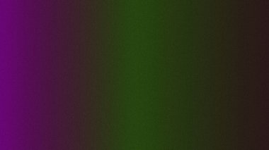 Tasarım için ince tahıl dokusuna sahip canlı mor ve yeşil eğimli arkaplan.