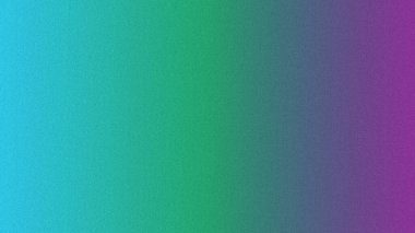 Pürüzsüz mavi, yeşil, mor renklerin karışımıyla canlı ve gürültülü bir gradyan..