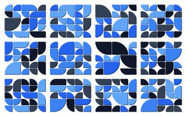 Çeyrek daire turta bento ızgara şablonu temiz modern yaratıcı projeler için uygun tasarım şablonları