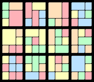 Versatile Asymmetric Leaf Bento Grid Template Suitable for Creative Minimal Professional Branding Requirements