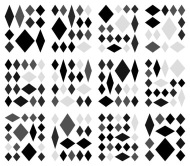 Exclusive diamond rhombus bento pattern designed for premium digital projects with modern artistic value