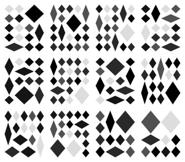 Refined diamond rhombus bento format perfect for standout artistic results with controlled visual balance