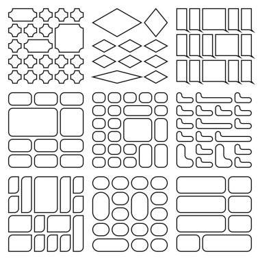 Versatile outline bento grid mix templates made specifically for engaging visual storytelling applications