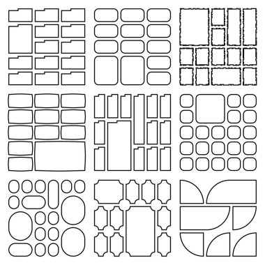 High impact outline bento grid mix symbols tailored for dynamic creative production and digital workflows
