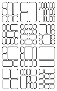 Clean modern ticket layout crafted with distinctive inverted orientation supported by structured bento grid flow