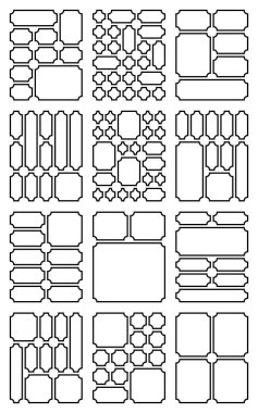 Smooth ticket design applying inverted visual techniques layered within orderly modern bento grid segments