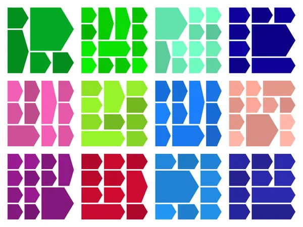 Professional bento grid arrow chevron assets perfect for smart functional digital user interface concepts